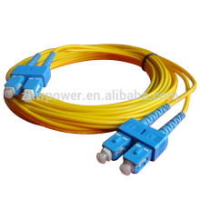 SC cable de conexión, sc a sc apc / pc / upc fibra óptica cable de parche con 2,0 mm 3,0 mm